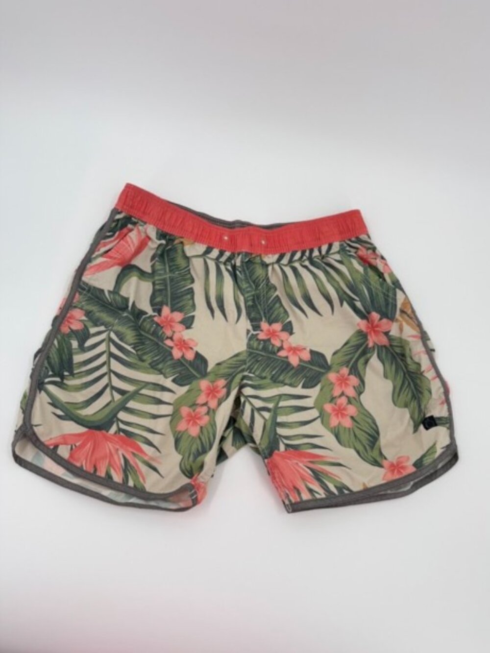 Flomotion Swim Shorts Size Large Tropical Hibiscus